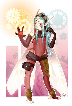 [DnD] Minerva Aftal - Artificer Fairy